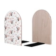 thumbnail image 2 of Easygdp Heart Panda 2 Pcs Bookend Large Capacity Office Book Ends for Home Office Library School Study Decoration, 2 of 8