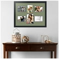 thumbnail image 2 of ArtToFrames Collage Photo Picture Frame with 1 - 5x7 and 5 - 4x6" Openings, Framed in Black with Basil and Black Mats (CDM-3926-364), 2 of 8