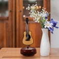 thumbnail image 4 of Hemoton Table Music Box Wooden Guitar Hanging Ornament Creative Music Box Mechanism Melody Box Antique European Style Music Box Decor With Miniature Guitar, 4 of 8