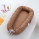 thumbnail image 2 of Cama plegable de algodón puro para bebé, cuna portátil sin almohada, parachoques biónico, nido de viaje totalmente extraíble, accesorio infantil Fivean unisex, 2 of 2
