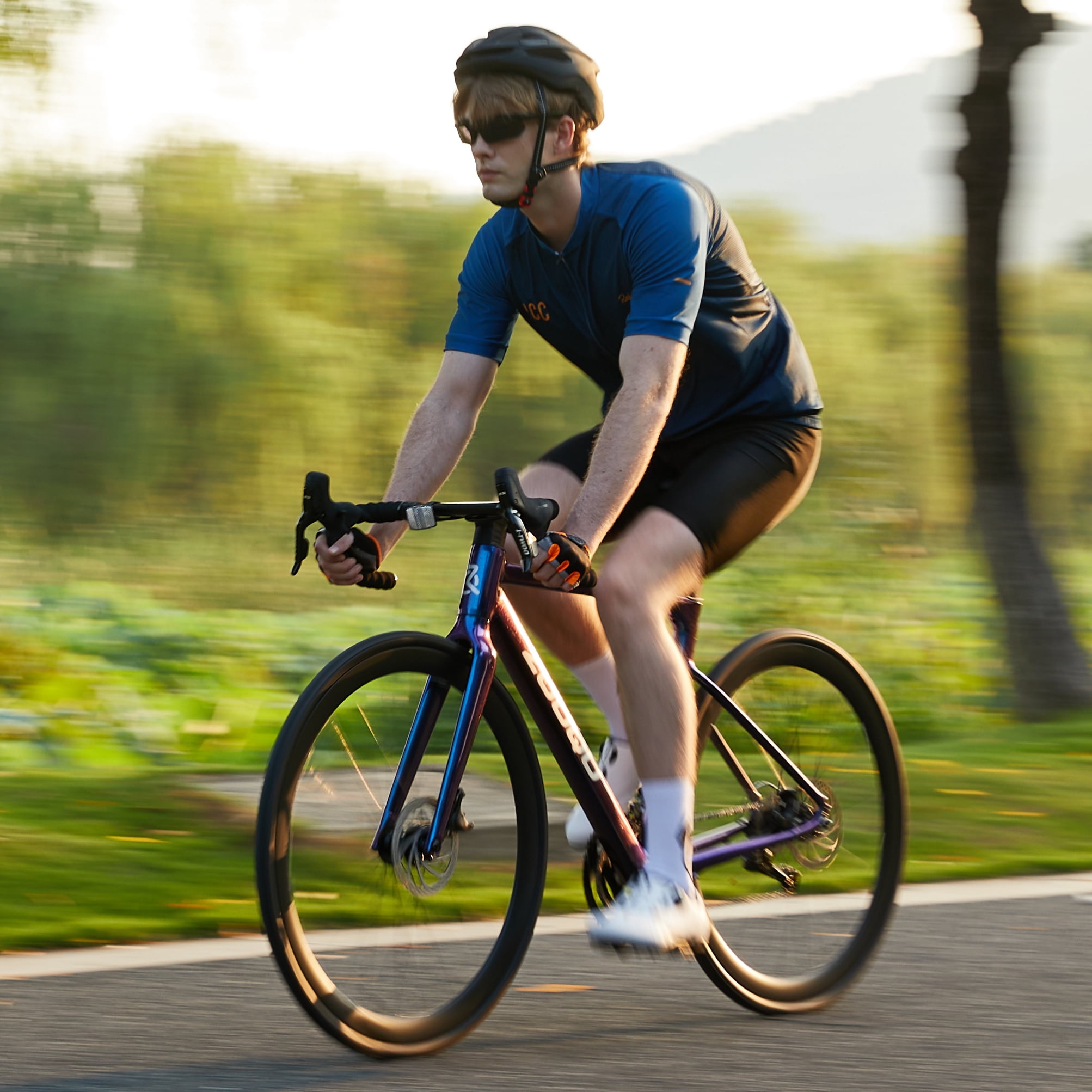ZUUQU Jaunatis 700C Road Bike, 48/50cm Aluminum Frame,Racing Bike for Men,Blue,Adult
