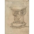 thumbnail image 3 of Giovanni Battista Foggini 18x24 Black Modern Framed Museum Art Print Titled - Design for a Lectern (1652-1725), 3 of 5