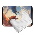 thumbnail image 6 of Yiaed Cloud Red And Blue Dragon Print Bathroom Mat Set 2 Pieces Mat Anti-Skid Pad Ultra Soft and Absorbent Bathroom Bath Mat Contour Bath Rugs for Toilet Base, 6 of 6