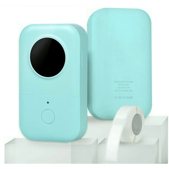 Impresora de etiquetas Phomemo D30 - Portátil Mini Térmica Bluetooth - Fácil uso para Organización, Hogar y Oficina - Verde
