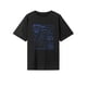 thumbnail image 1 of Camiseta básica de verano para mujer, camiseta para caminar, vacaciones, regalo del día de San Valentín Negro, 1 of 7