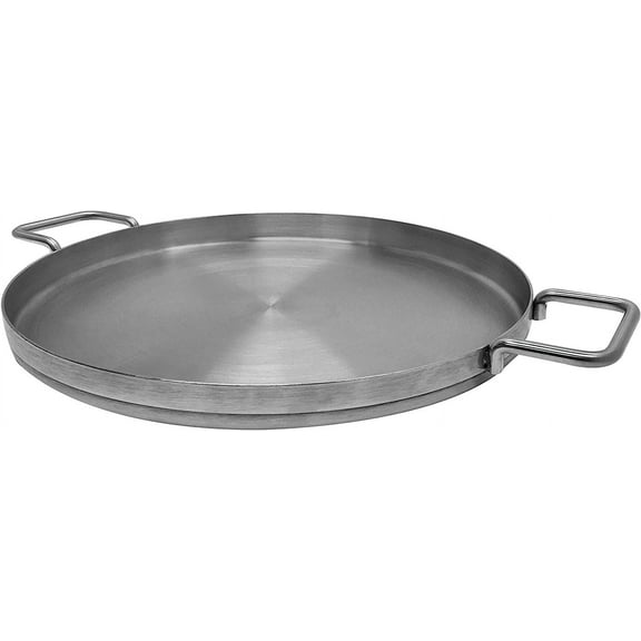 Prolinemax Stainless Steel Flat Comal Griddle Pan Cookware 16 inch