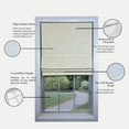 thumbnail image 4 of Versailles - Cordless Roman Shade, Octavia Collection, Darkening Fabric, 32" x 63", Ivory, 4 of 9