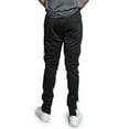 thumbnail image 5 of G-Style USA Men's Hip Hop Slim Fit Track Pants - Athletic Jogger Colorblock Knee Side Stripe - Frozen Yellow - Medium, 5 of 6