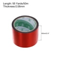 thumbnail image 2 of Uxcell Red Metalized Tape 2.4" x 55 Yards Decor Tape for Detailing 1pcs, 2 of 6