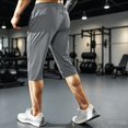 thumbnail image 5 of Men Hiking Capri Pants Quick-Dry Lightweight Sweatpants Outdoor Sports Fishing Water Resistant Zipper Pockets, 5 of 6