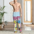 thumbnail image 6 of Lsque Sanrio Print Men's Pajama Pants, Lounge Pant - Comfortable Home Wear,Elastic Waistband, Stylish Design-X-Large, 6 of 9