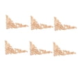 thumbnail image 4 of RUNROTOO 6Pcs Unpainted Wood Carved Applique Decorative Home Decor Accents for Interior Design, 4 of 8