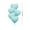 Mint Green, variant on Valentine's Day Heart Inflatable Balloons - Birthday Party Scene Decoration Prop, Romantic Heart Balloons for Valentine's and Anniversary Celebration