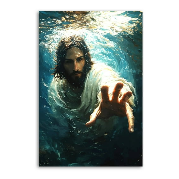 Jesus Help You Gifts Canvas Painting Poster Wall Art Decorative Picture Prints Modern Decor 16x24inch(40x60cm)