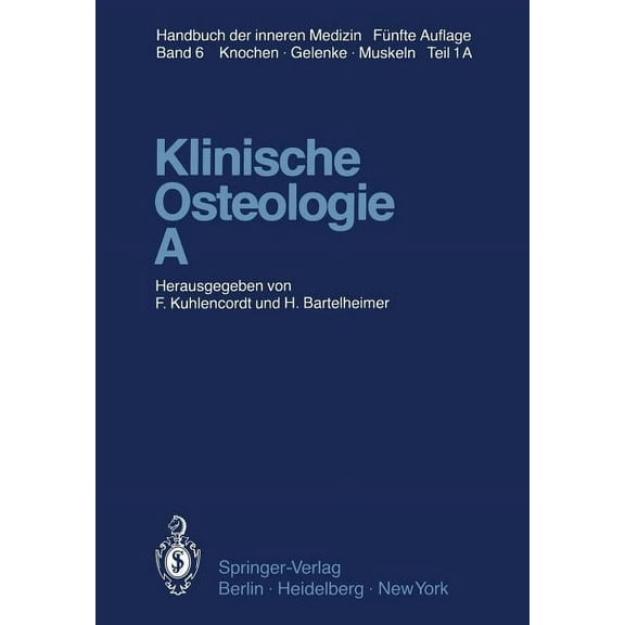 Klinische Osteologie - A, (Paperback)