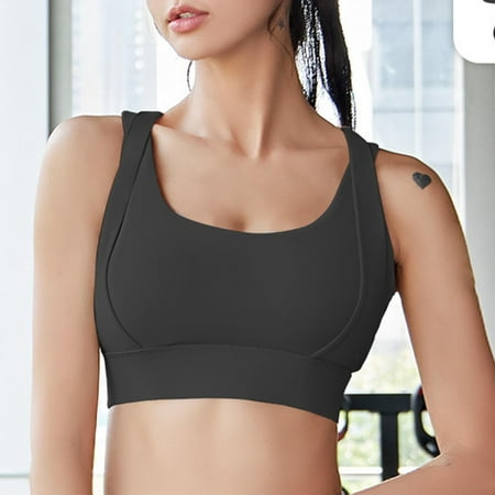 LLYWEY Cotton Bras for Women Plus Size Discounts Seamless Bras Ladies Bralette Bra Style-1183 Women Convertible Bra Feature Adult Female T-Shirt Sports Bras Black 42B