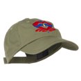 thumbnail image 5 of Heart Emblem Embroidered Cap - Olive OSFM, 5 of 5