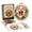 Candy Cane, variant on Candy Cane Christmas Embroidery Kit for Beginners, DIY Hand Embroidery Starter Set with Hoop, Thread, Needles and Printed Pattern for Holiday Home Decor, 7.87 Inch