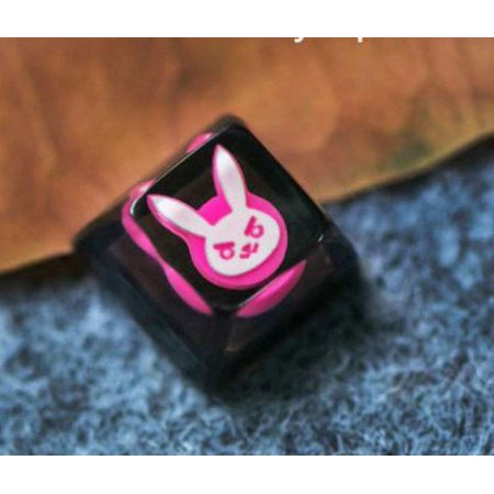 Mugen Custom DVA Pink Gaming Resin Keycaps for Cherry MX Switches ...