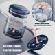 thumbnail image 4 of Vogacara Conveniente caja de baño seco Caja de almacenamiento de ABS para dentaduras postizas sin complicaciones - Limpieza efectiva para cuidado de los oídos Azul zafiro, 4 of 6