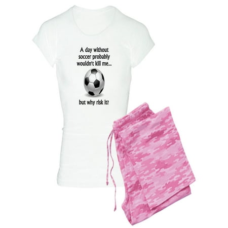 

CafePress - A Day Without Soccer Pajamas - Women s Light Pajamas