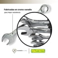 thumbnail image 4 of Juego Llaves Combinadas Milimetricas Mixtas 9 Piezas Cromo, 4 of 7