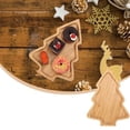 thumbnail image 3 of Christmas Wooden Tray 2 Pieces Exquisite Work Tree Design Multi Occasion Gift, 3 of 5