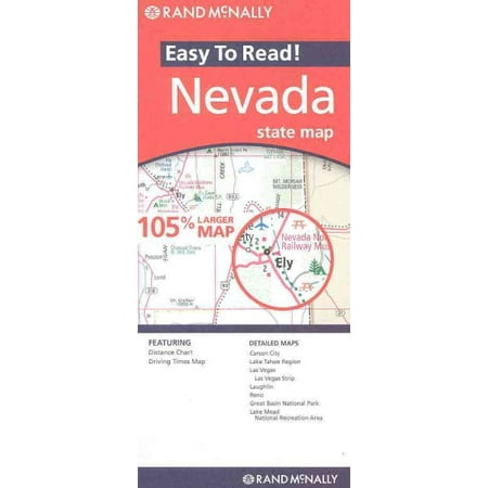 Rand mcnally nevada state map - folded map: (Best Camping In Nevada)