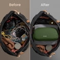 thumbnail image 5 of tomtoc Electronic Organizer Travel Case, Water Resistant Dual Compartment Tech Pouch Cable Organization Storage Bag for Charger, Cord, Phone, Hard Drive, Power Bank, Accessories Travel Essentials, 5 of 12