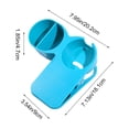 thumbnail image 3 of Desk Cup Holder, Clip On Cup Holder for Desk, Double Grid Desktop Storage Rack, Fixed Cup Holders with Side Tray for Pens, Home Office Desk Organizer, 3 of 6