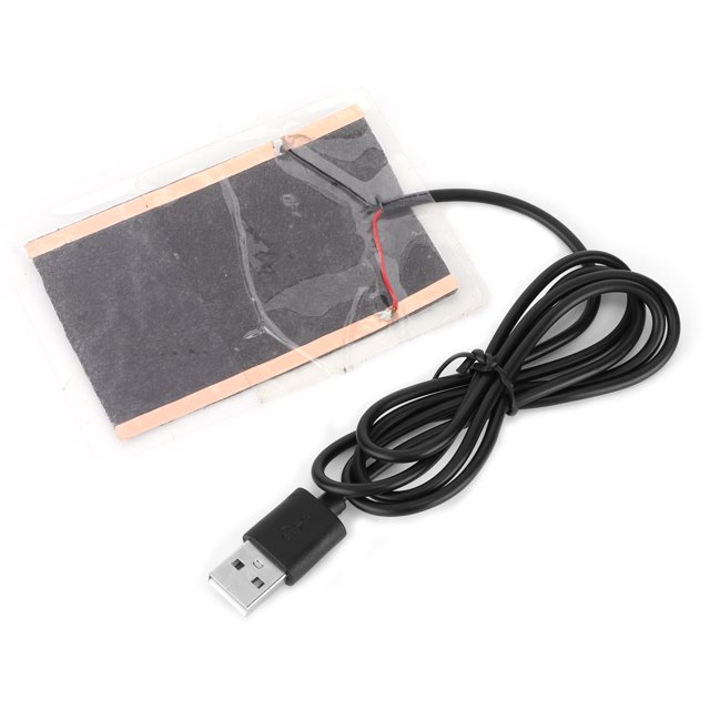 USB Heating Film, Uses a USB Plug Convenient To Carry Heat Pad for Reptiles Carbon Fiber Material Safe and Durable for Outdoors for Daily for Home for Reptile