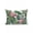 White, variant on 1 Pack Outdoor Throw Pillow, Pink Flamingo Waterproof Pillow with Insert Included, Summer Tropical Watercolor Plants Green Leaves Decorative Accent Cushion Sofa Pillows for Patio Porch, 16 x 16 In