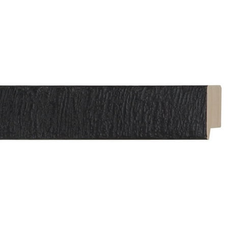 Picture Frame Moulding (Wood) - Traditional Black Finish - 1.125