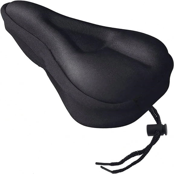 Bike Seat Cushion with Gel Padding, Extra Soft Comfort for Men Women, Compatible with Peloton Indoor & Outdoor Cycling
