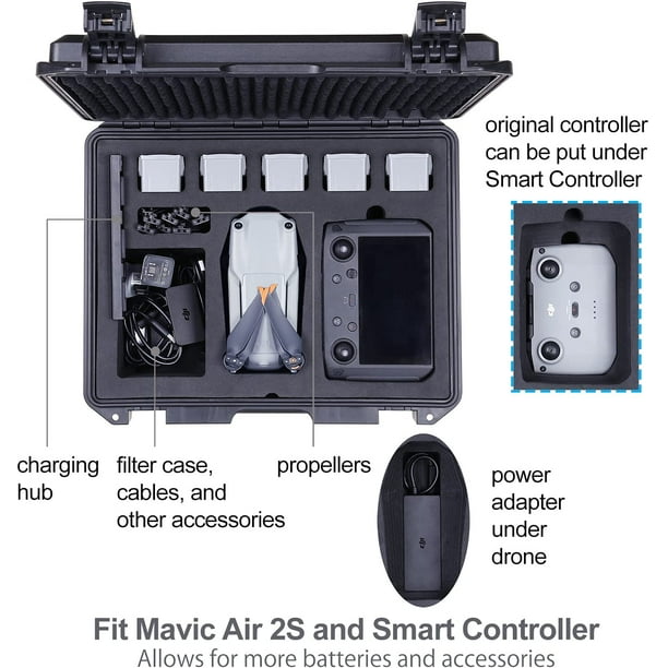 Lykus Titan MA210 Waterproof Hard Case for DJI Mavic Air 2S Mavic