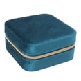 thumbnail image 2 of Velvet Jewelry Storage Case, Velvet Travel Jewelry Box 2 Layer Space Saving Multifunctional Humanized Full Protection  For Necklaces Bracelets Type 1,Type 2,Type 3,Type 4,Type, 2 of 8