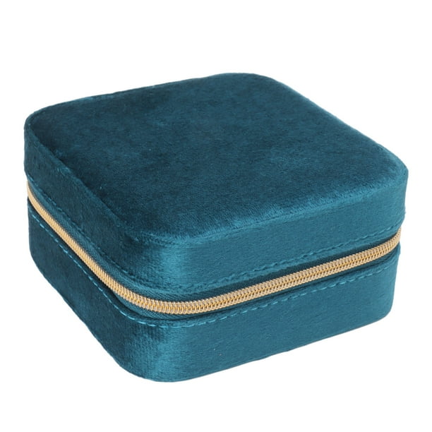 Joyero portátil, joyero de viaje de terciopelo, joyero de terciopelo, organizador de viaje de terciopelo, diseñado a medida