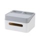thumbnail image 1 of Apuakthei - Funda para caja de pañuelos cuadrada - Soporte decorativo para caja de pañuelos con forma de cubo y bandeja, elegante soporte para pañuelos faciales para tocador de baño, mesa de tocador,, 1 of 6