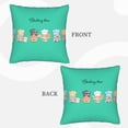 thumbnail image 3 of Bingfone Little Chef Gnome Linen Throw Pillow Covers Cushion Case Pocket Button Vintage Farmhouse Pillowcase for Sofa Couch Bed 16"x16", 3 of 9