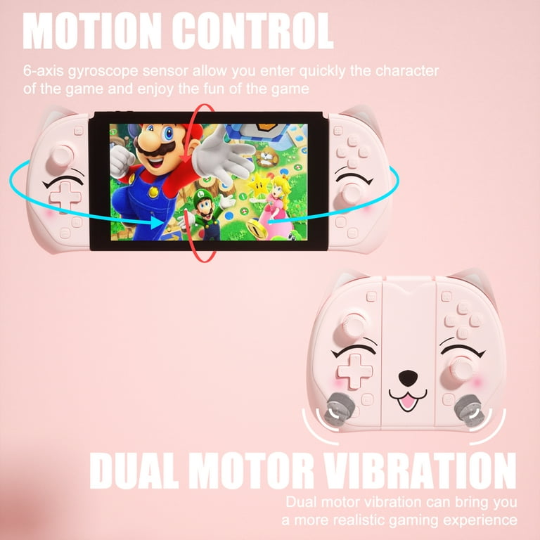 Mytrix Sakura Cherry Pink Wireless Switch Pro Controller for Nintendo Switch  – Mytrix Direct