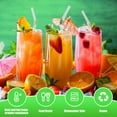 thumbnail image 2 of Gotydi 6 Uds Bebiendo Straws Reutilizables Ciervos Transparentes con Cepillo de Limpieza Batido Resistente Al Calor Straws para Batidos Batidos de Jugo de Té, 2 of 8