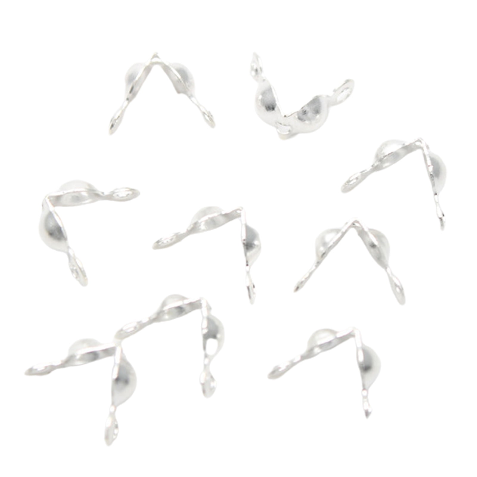 COOLL 200Pcs/Pack Bead Tips Electroplate DIY Copper Jewelry Clamshell