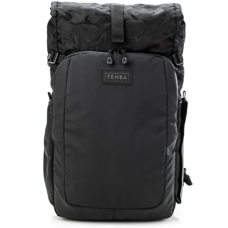 Tenba Fulton V2 14L Backpack for Mirrorless or DSLR Camera with 3-4 Lenses and 13" Laptop, Black/Black Camo