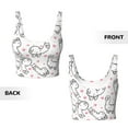 thumbnail image 5 of Lsque Alpacas and Hearts Printed Women'S Sports Bra, Compression, Moisture Wicking, High-Impact Sports Bra For Women,Supportive sports bra-X-Large, 5 of 9