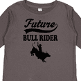 thumbnail image 4 of Inktastic Future Bull Rider Rodeo Riding Boys Long Sleeve Toddler T-Shirt, 4 of 5