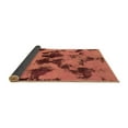 thumbnail image 2 of Ahgly Company Indoor Rectangle Abstract Brown Modern Area Rugs, 2' x 5', 2 of 4