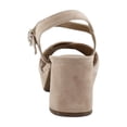 thumbnail image 4 of Aerosoles Womens Cosmos Faux Suede Criss-Cross Block Heels, 4 of 8