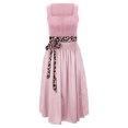 thumbnail image 3 of Women's Bavarian Oktoberfest Dirndl Dress with Apron Leopard Print Cosplay Party for Themed Festival Events, 3 of 5