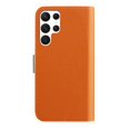 thumbnail image 3 of Dteck for Samsung Galaxy S22 Ultra Case, PU Leather Flip Wallet Case with Cart Slot and Kickstand Shockproof Protective Case for S22 Ultra 6.8 inch 2022 Ladies Girls Women Men, Orange, 3 of 9