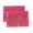 Dark Pink, variant on 2-Pack Heavy Duty Oxford Fabric Pencil Pouch with 3-Ring Binder Holes & Clear Zipper Pocket - Large Capacity Office Supply Organizer for Pens, Rulers, Erasers (B5 Size)